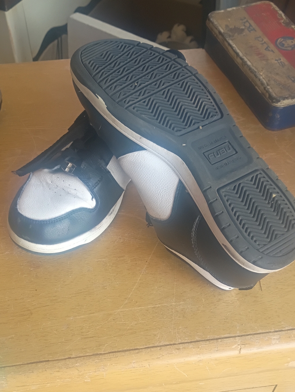 Fubu Black and White Casual Sneakers